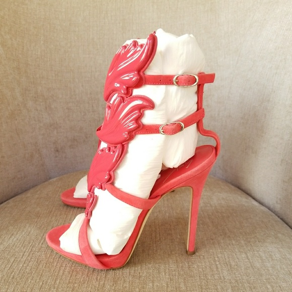NIB Giuseppe Zanotti Azalea Suede Coline Sandals - Picture 2 of 8